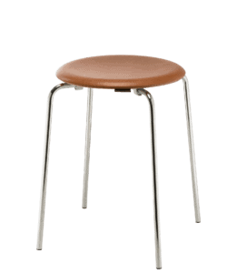 Arne Jacobsen Dot - Walnut elegance læder