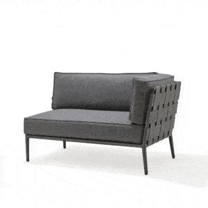 Conic 2-pers. modulsofa, venstre modul - Grey