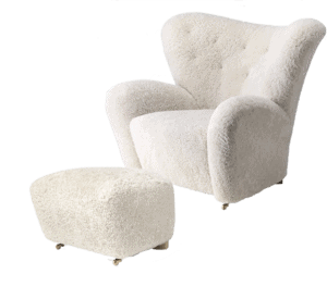 Den trætte mand inkl. skammel