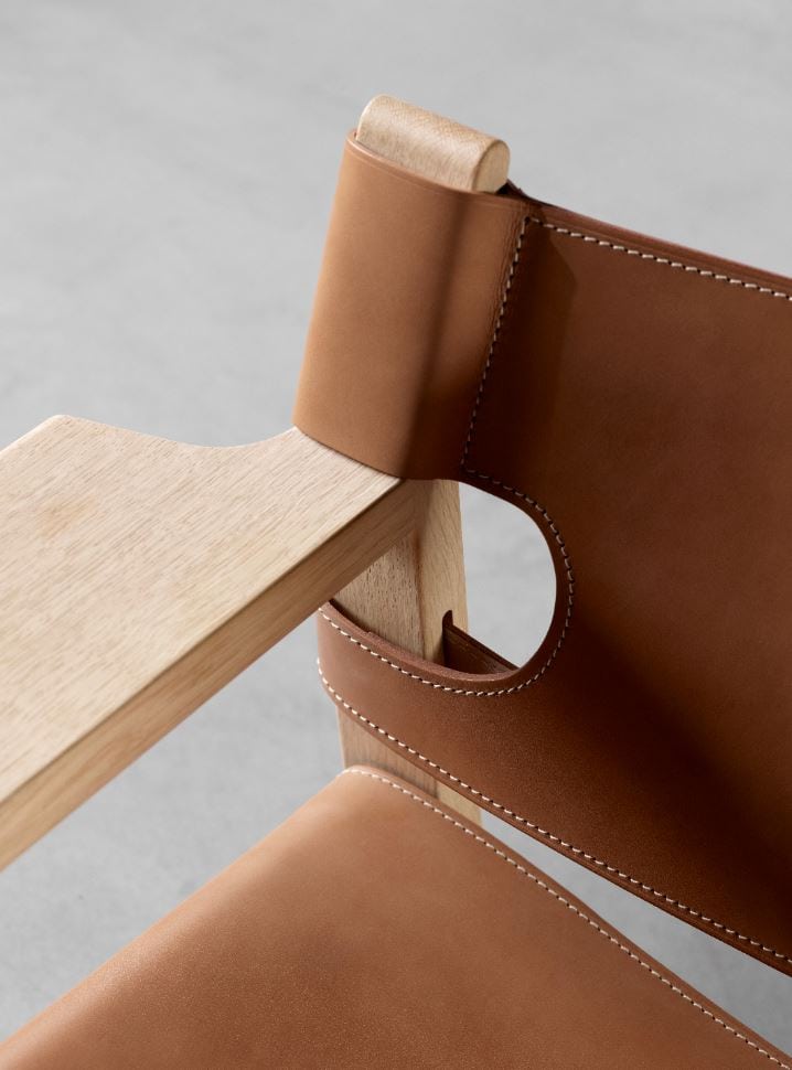 Den spanske stol Olieret eg Cognac