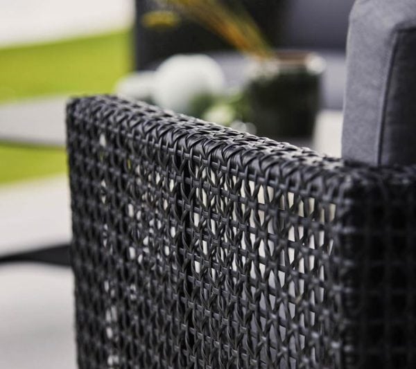 Connect - loungestol - black - antracite - schiang living