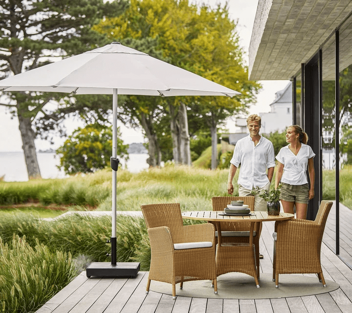 Sunshade parasol - dusty white - miljø - shiang living