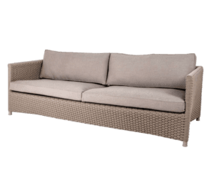 Diamond 3 pers. sofa, inkl. hynde