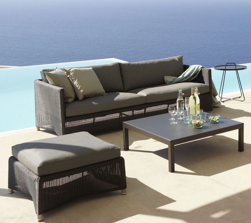 Diamond 3 pers. sofa, inkl. hynde